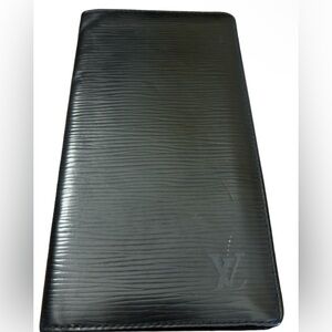 Louis Vuitton Epi Long Bifold Wallet w COA